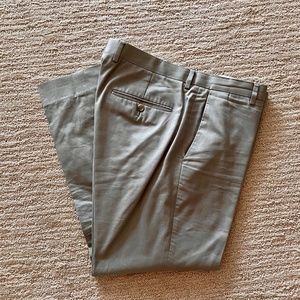 J.CREW Mens' Gray Ludlow Slim Cotton Suit Pants sz 32 x 28